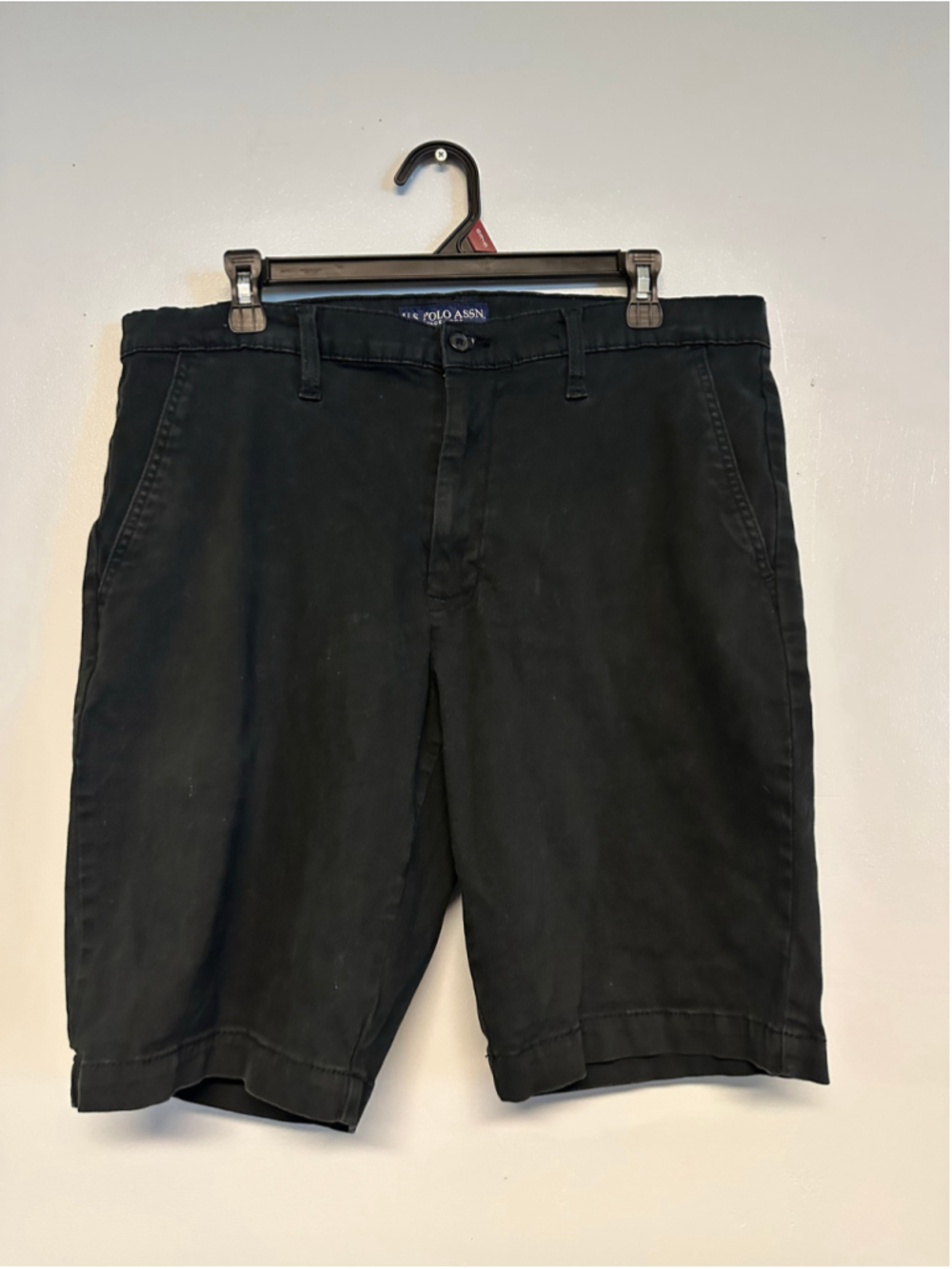 U.S. Polo Assn. Flat Front Shorts Black Size 36